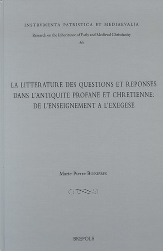 La Litterature Des Questions Et Reponses Dans Marie Pierre Bussieres Livres Furet Du Nord