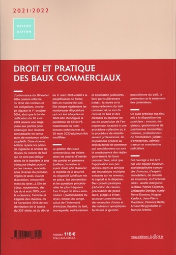 Droit et pratique des baux commerciaux  Edition 2021-2022