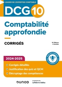 Marie-Pierre Mairesse et Arnaud Desenfans - DCG 10 Comptabilité approfondie - Corrigés.