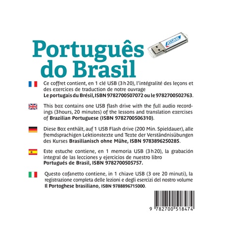 Português do brasil (usb mp3 brésilien) 1e édition