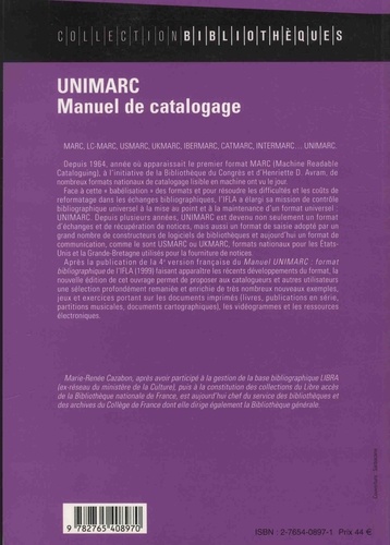 UNIMARC. Manuel de catalogage 3e édition