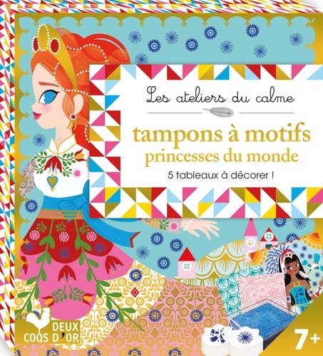 Marie-Rose Boisson - Tampons à motifs princesses du monde - 5 tableaux à décorer !.