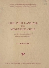 Code pour l'analyse des monuments civils