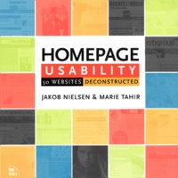 Marie Tahir et Jakob Nielsen - Homepage Usability. 50 Websites Deconstructed.