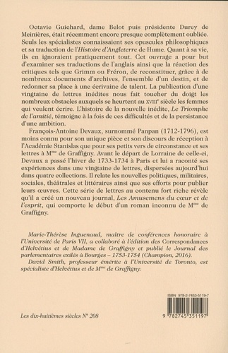 Octavie Belot, présidente Durey de Meinières. - etudes sur la vie et l'oeuvre d'une fem. Eudes sur la vie et l'oeuvre d'une femme des Lumières