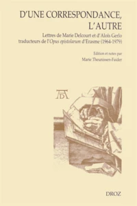 D'une correspondance, l'autre