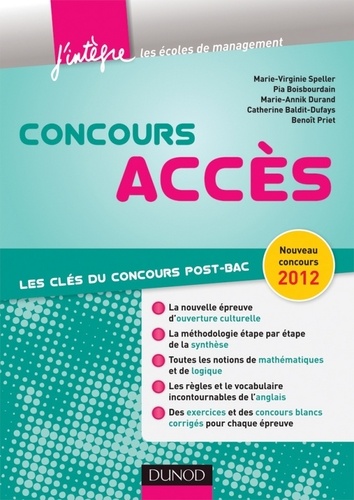 Marie-Virginie Speller et Pia Boisbourdain - Concours Accès - Les clés du concours post-bac.