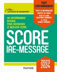 Marie-Virginie Speller et Sophie Gallix - Score IAE-Message - 2022-2023 - Tout l'entraînement.