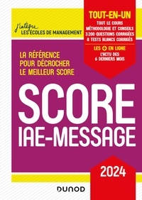Marie-Virginie Speller et Benoît Priet - Score IAE-Message - 2024 - Tout-en-un.