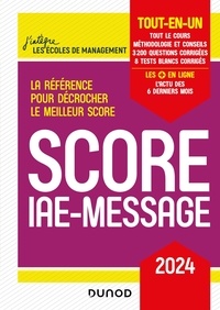 Marie-Virginie Speller et Benoît Priet - Score IAE-Message - Tout-en-un.