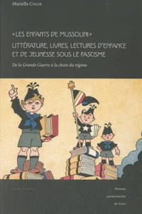 "Les enfants de Mussolini", Littérature, livres, lectures d'enfance et de jeunesse