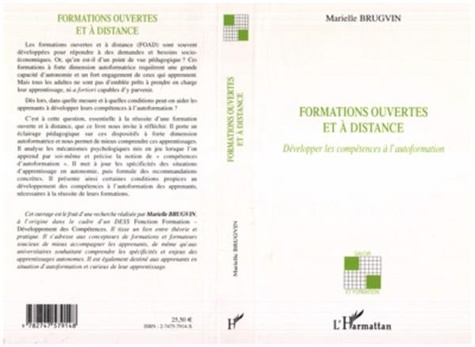 Marielle Brugvin - Formations ouvertes à distance - Développer les compétences à l'autoformation.