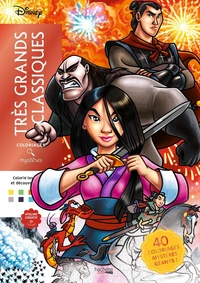 Coloriages mystères Disney très grands classiques