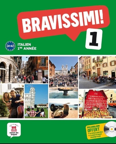 Marilisa Birello et Albert Vilagrasa Grandia - Italien 1e année Bravissimi ! 1 A1-A2. 1 CD audio