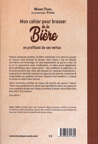 Mon cahier pour brasser de la bière en profitant de ses vertus