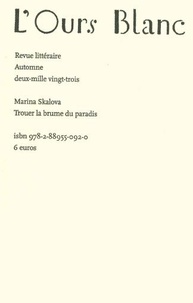 Téléchargements de livres Pda Trouer la brume du paradis 9782889550920 par Marina Skalova in French CHM iBook