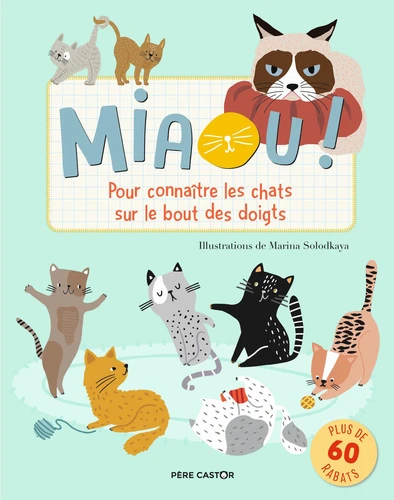 Couverture de Miaou ! : pour connaître les chats sur le bout des doigts