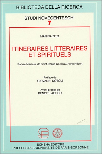 Marina Zito - Itinéraires littéraires et spirituels.