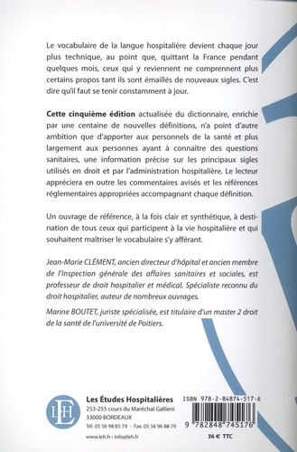Dictionnaire des principaux sigles du droit et de l'administration hospitalière 5e édition