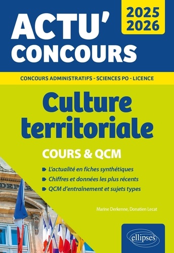 Marine Derkenne et Donatien Lecat - Culture territoriale 2025-2026 - Cours et QCM - 2025-2026.