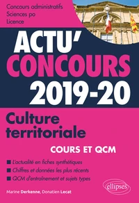 Culture territoriale concours administratifs, Sciences Po, licence