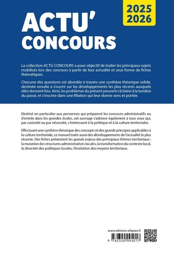 Culture territoriale  Edition 2025-2026