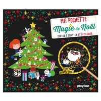 Marine Fleury - Magie de Noël - 5 cartes à gratter scintillantes, 5 coloriages, 1 pique en bois.
