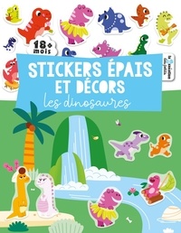 Marine Fleury - Stickers épais et décors, Les dinosaures.