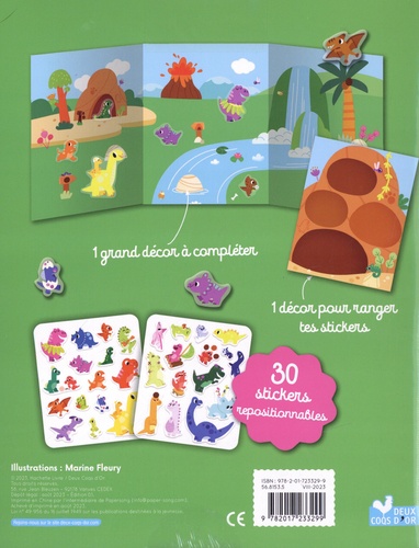 Stickers épais : Animaux – Pochette de 30 autocollants épais et