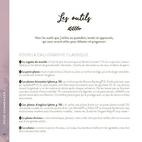 Calligraphie et lettering faciles