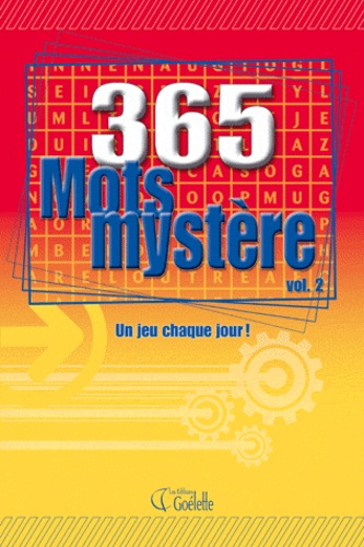 Mario Fortier - 365 mots mystère - Tome 2, Un jeu chaque jour !.