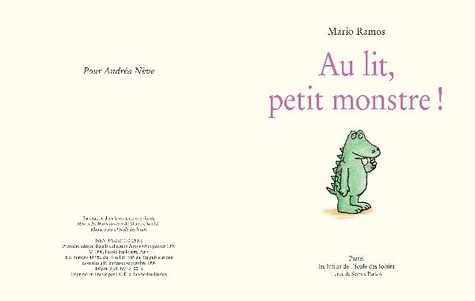 Au lit, petit monstre !