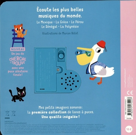 Mes musiques du monde de Marion Billet - Album - Livre - Decitre