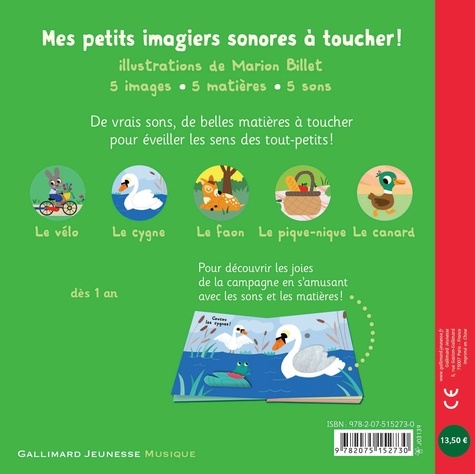 Vive la campagne !. 5 matières à toucher 5 sons à écouter