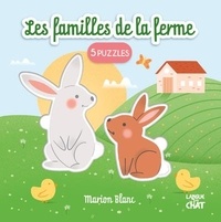 Marion Blanc - Les familles de la ferme - 5 puzzles.