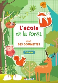 Marion Démoulin - L'école de la forêt avec des gommettes.