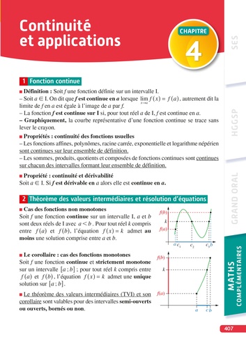 Ma compil' de spécialités SES, HGGSP Tle. + Grand oral + Option Maths complémentaires  Edition 2021