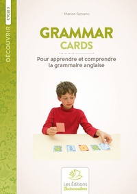 Marion Tamano - Grammar Cards - Pour apprendre et comprendre la grammaire anglaise. 1 Jeu