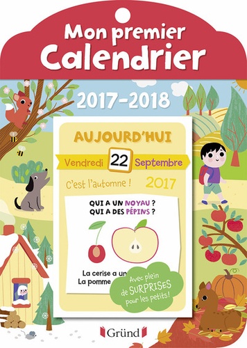 Mon premier calendrier  Edition 2017-2018