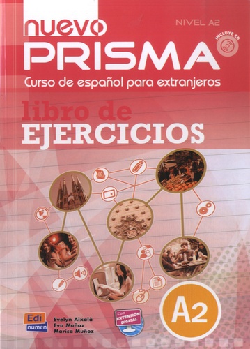 Marisa Muñoz - Nuevo prisma, Nivel A2 - Libro de ejercicios. 1 CD audio MP3