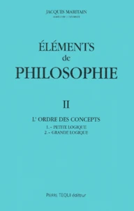 Eléments de philosophie.