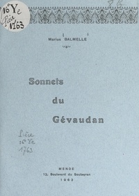 Marius Balmelle - Sonnets du Gévaudan.