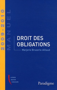 Marjorie Brusorio - Droit des obligations.