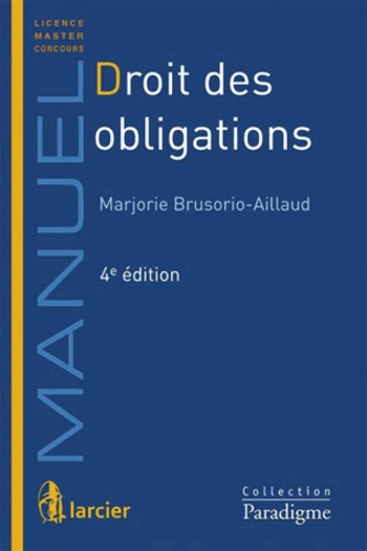 Marjorie Brusorio - Droit des obligations.