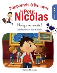 Marjorie Demaria - J'apprends à lire avec Le Petit Nicolas  : Panique au musée ! - Une histoire et des activités.