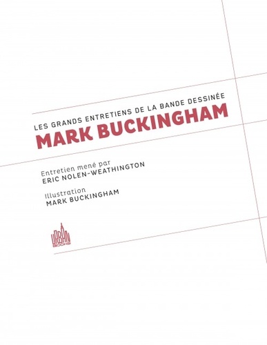 Les grands entretiens de la bande dessinée  Mark Buckingham