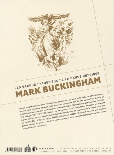Les grands entretiens de la bande dessinée  Mark Buckingham