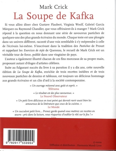 La soupe de Kafka. Une histoire complète de la littérature mondiale en 19 recettes