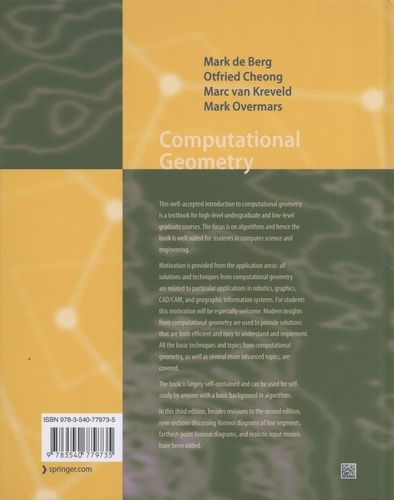 Computational Geometry. Algorithms and Applications 3rd edition
