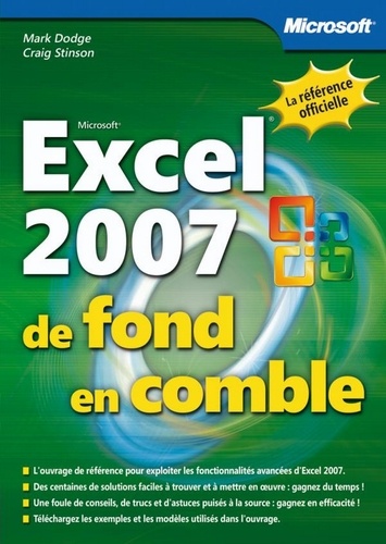 Mark Dodge et Craig Stinson - Excel 2007.